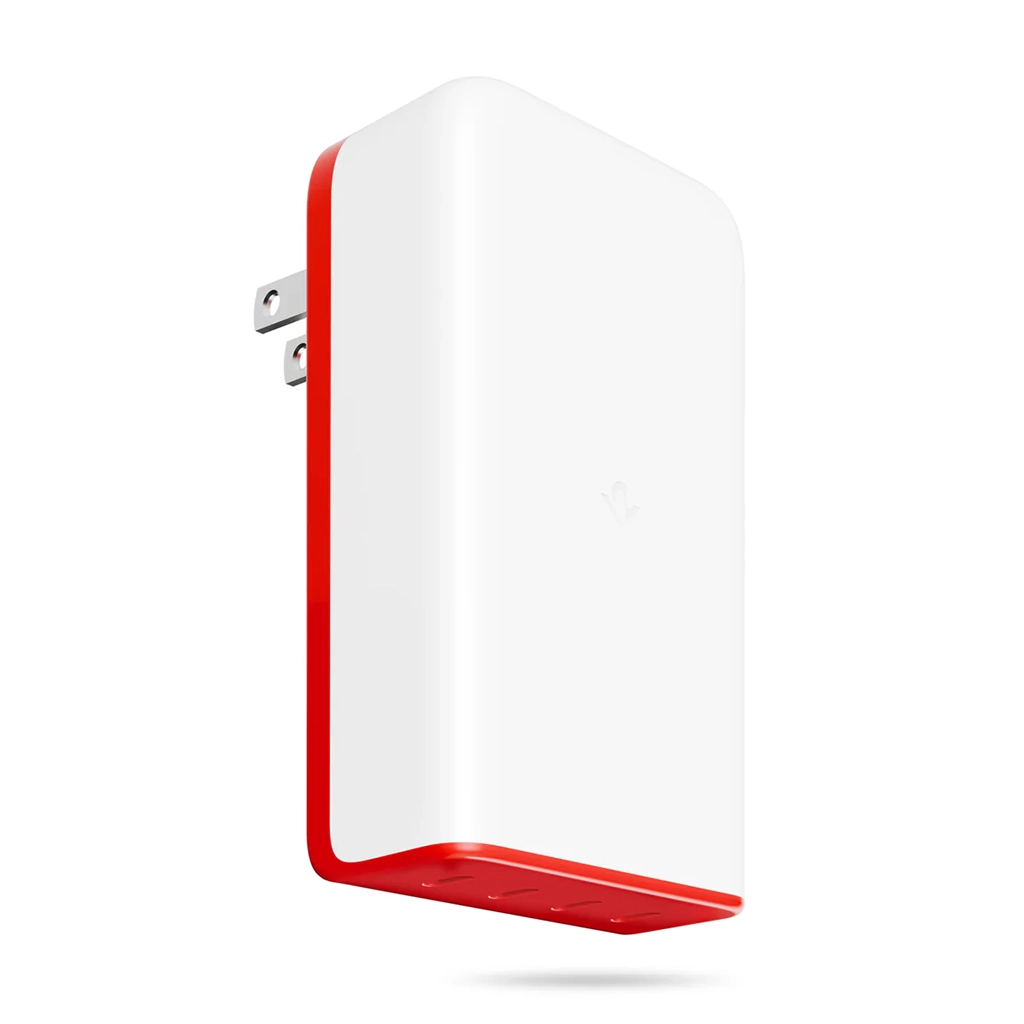 Twelve South plugBug Travel 120 W–Snabbladdare med fyra USB-C-portar - Vit