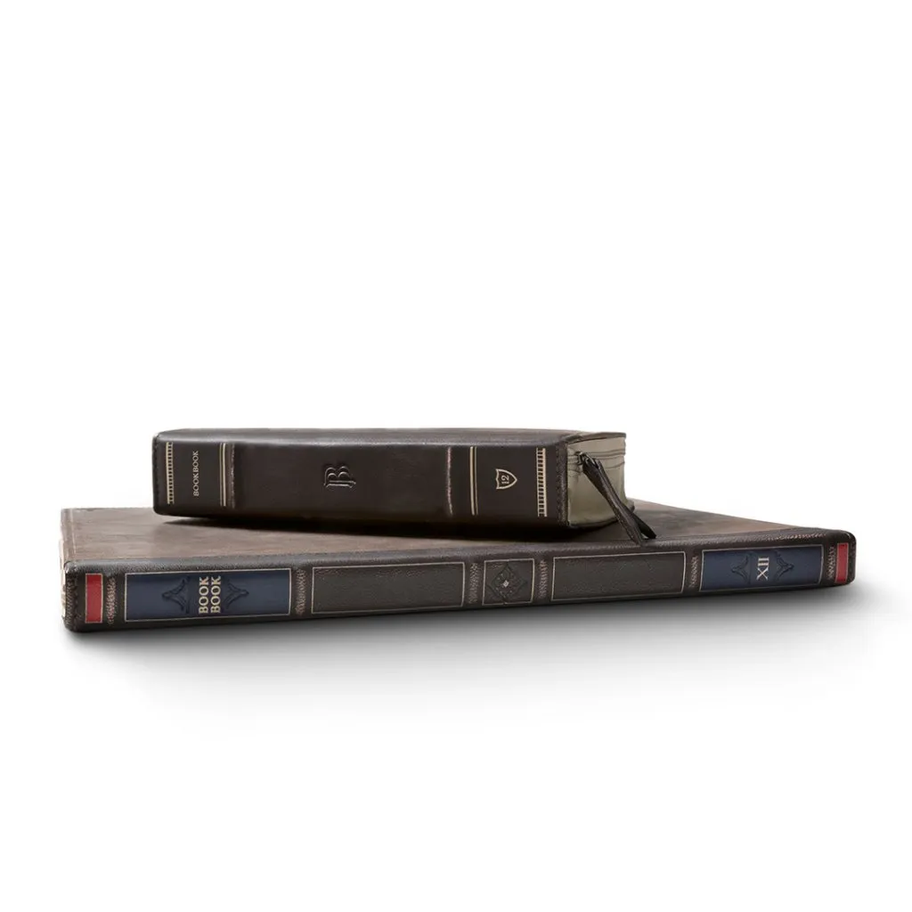 Kompakt 12 South BookBook CaddySack för MacBook-laddare, kablar och adaptrar på ett snyggt och organiserat sätt.