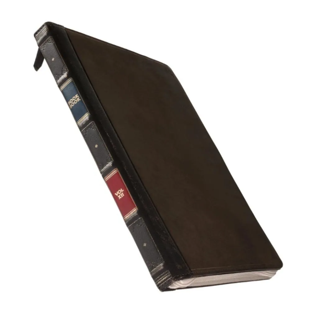 Twelve South BookBook fodral för iPad mini 6 tillverkat av äkta toppnarvat läder som ger ett inbundet skydd och döljer stöld.