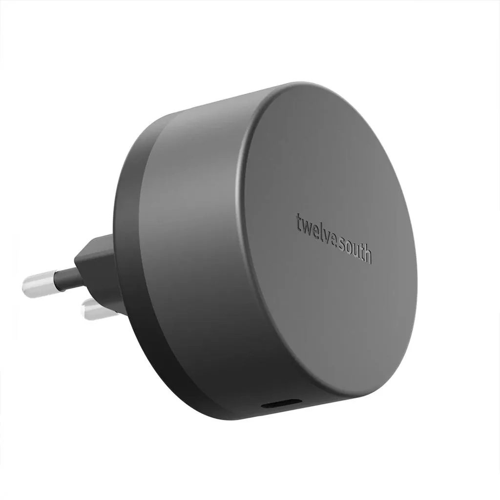 Twelve South PowerBug - Magnetisk opladningsdock med port USB-C - Skifer