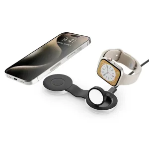 Twelve South Butterfly™ -matkalaturi taittuvilla MagSafe-latausalustoilla iPhonelle ja Apple Watchille
