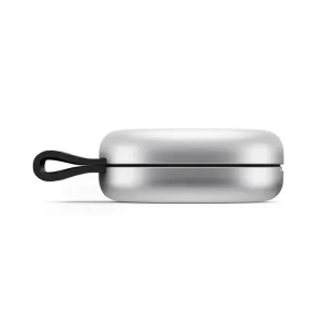 Twelve South Butterfly™ -matkalaturi hopeanvärisenä, kompakti taitettava MagSafe-laturi iPhonelle ja Apple Watchille