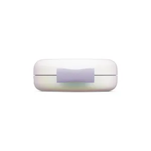 Twelve South Butterfly™ SE taitettava magneettinen laturi valkoisena ja laventelinvärisenä, kompakti kaksoislaturi iPhonelle ja Apple Watchille