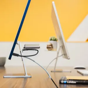Étagère arrière Twelve South BackPack pour iMac M1 et Studio Display avec gestion des câbles