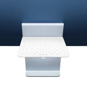 Étagère arrière Twelve South BackPack pour iMac M1 et Studio Display, avec conception perforée pour la gestion des câbles