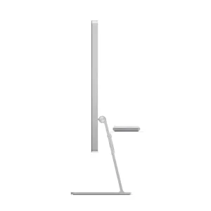 Étagère Twelve South BackPack fixée au support d’un iMac M1, avec rangement arrière et gestion des câbles