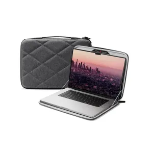 Twelve South SuitCase kõvakestaga ümbris MacBook Pro 16-tollisele mudelile, hall tepitud disain kandesangaga