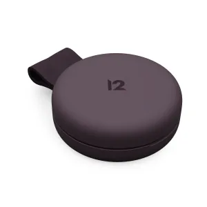 Twelve South Butterfly™ SE taitettava magneettinen laturi iPhonelle ja Apple Watchille, Midnight Plum -värissä