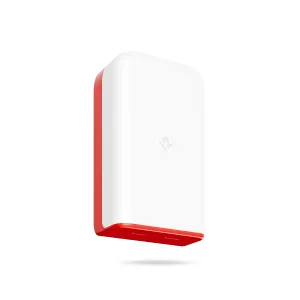 Twelve South PlugBug 50W USB-C -laturi, jossa on sisäänrakennettu Apple Find My -paikannus, kuvassa valkoisena ja punaisena.