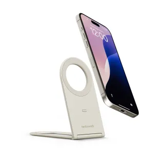 Twelve South Curve Nano taitettava puhelinteline magneettikiinnityksellä, joka pitää puhelimen kallistettuna