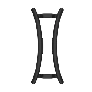 Twelve South BookArc Flex vertical laptop stand in matte black, with curved supports for MacBooks