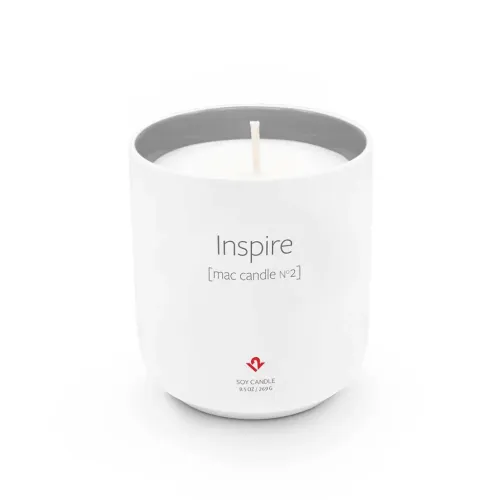 Twelve South inspire - Mac Candle No. 2-Langt brennende duftlys - Hvit