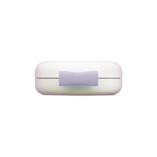 Twelve South Butterfly™ SE hopfällbar magnetisk laddare i vitt och lavendel, kompakt dubbelladdare för iPhone och Apple Watch