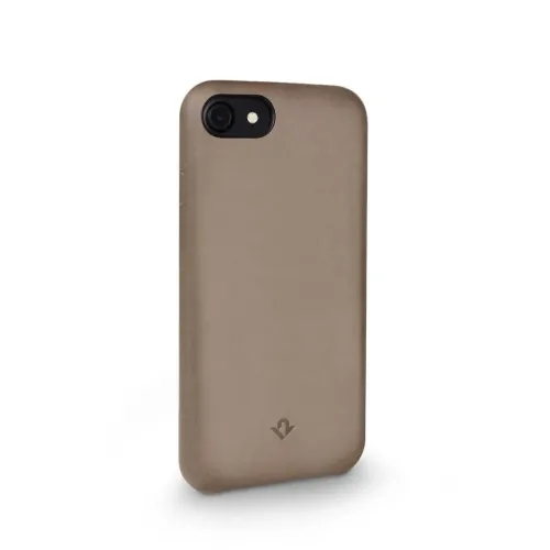 Twelve South braune Lederhülle für iPhone 7 Plus und 8 Plus, Rückansicht mit Kameraausschnitt