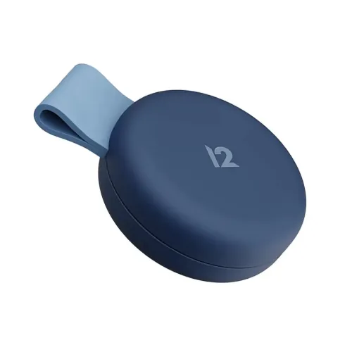 Twelve South butterFly SE – Kompakt 2-i-1-laddare för Apple-enheter - Kustblå