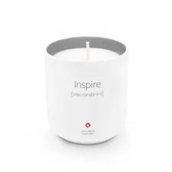 Twelve South Inspire Mac Candle No.2 in apple-shaped ceramic, with bergamot and grapefruit scent, for creativity.